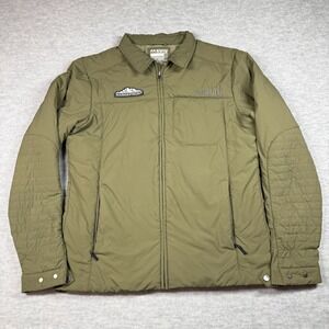 Kuiu Fairbanks Jacket Mens L Olive Green Thinsulate Insulated Hunting Quilted